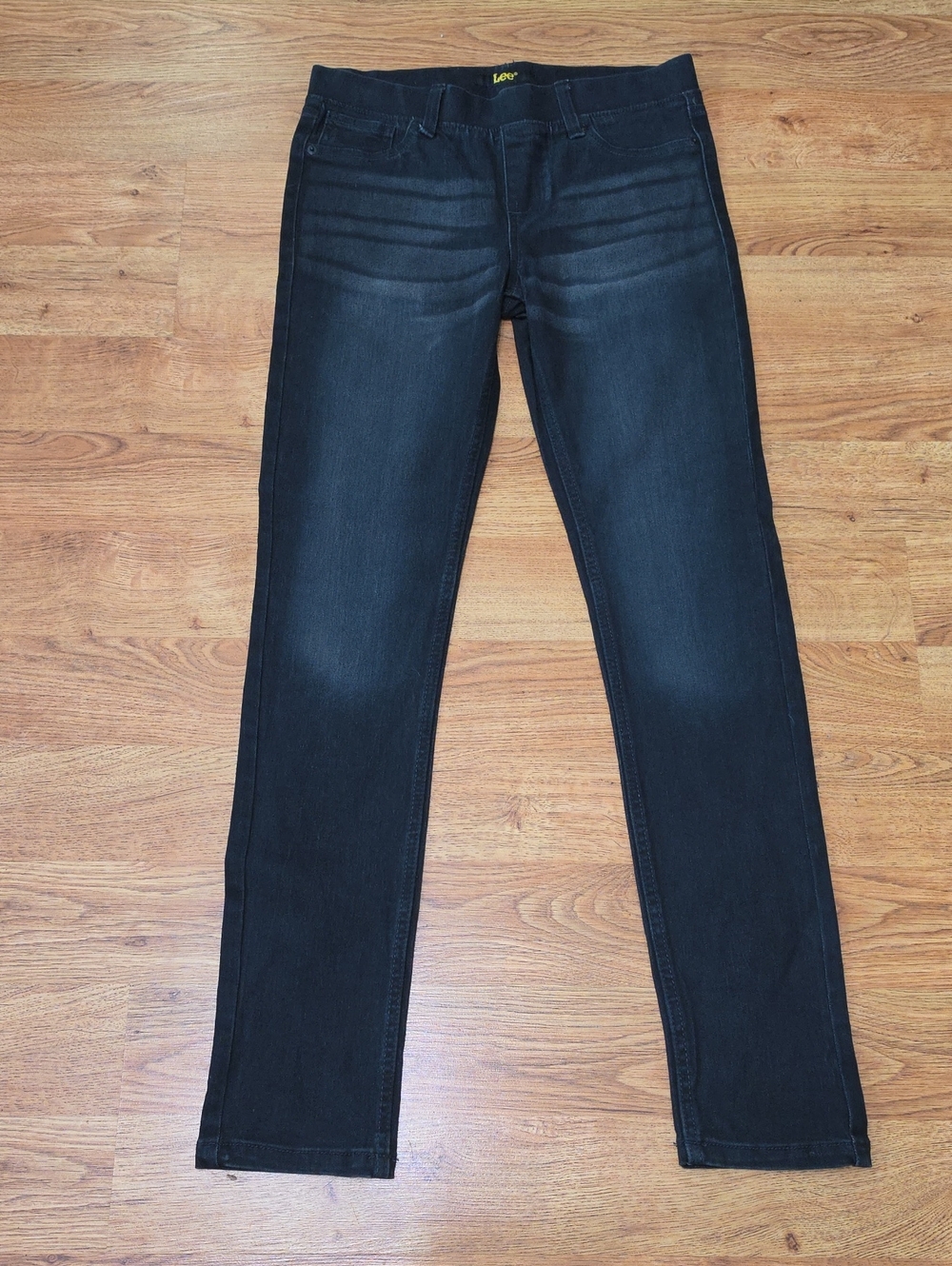 Lee Girls Skinny Black Jeggings Jeans Size XL